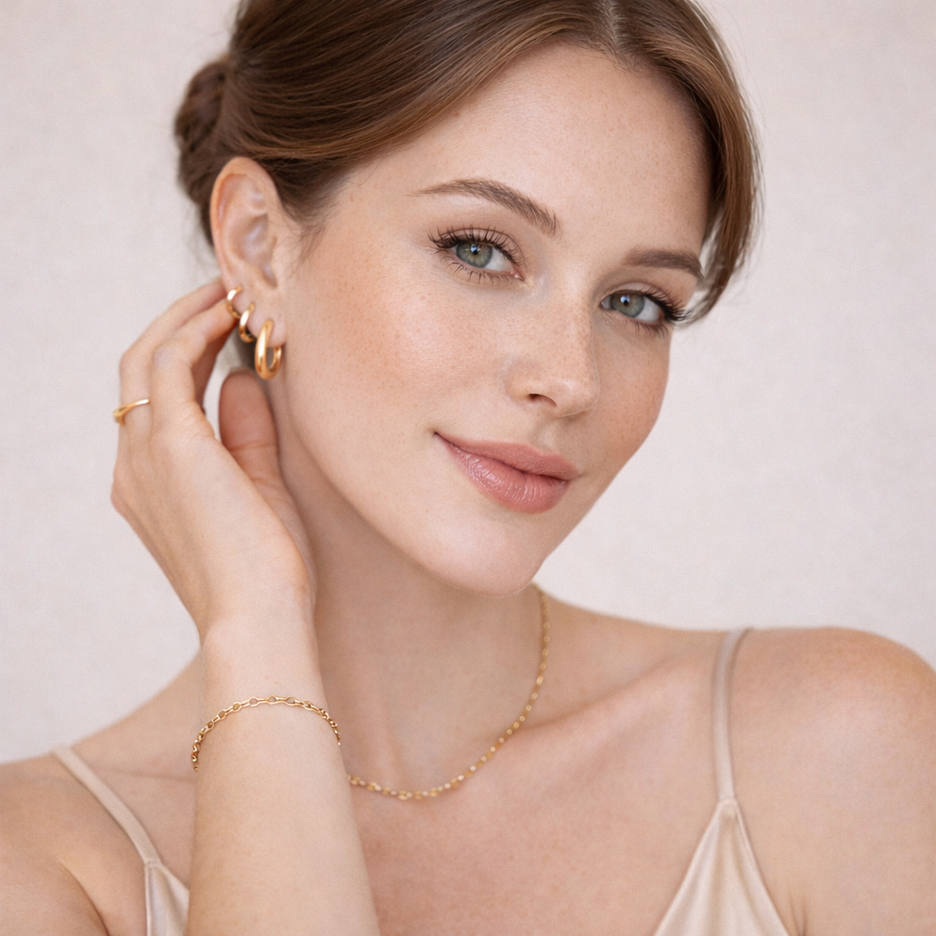 Gold Hoop Set - 3 Pairs