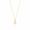 Luna Gold Heart Necklace